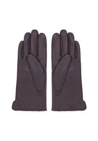 Wittchen - Damskie rękawiczki skórzane pikowane w zygzaki ciemny brąz. Kolor: brązowy. Materiał: skóra. Wzór: aplikacja. Sezon: jesień, zima. Styl: elegancki #3