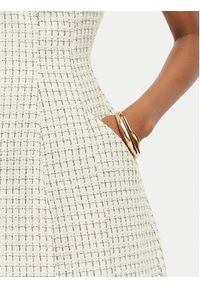 BARDOT - Bardot Sukienka koktajlowa Florine 60134DB Écru Slim Fit. Kolor: kremowy. Materiał: syntetyk. Styl: wizytowy #5