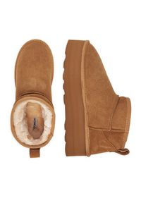 DeeZee Śniegowce DZN-005 Brązowy. Kolor: brązowy. Materiał: zamsz, skóra #3