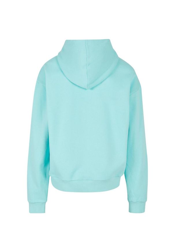 BUILD YOUR BRAND - Bawełniana Bluza Z Kapturem Dla Dorosłych Unisex Ultra Heavyweight Boxy Hoodie. Typ kołnierza: kaptur. Kolor: niebieski. Materiał: bawełna