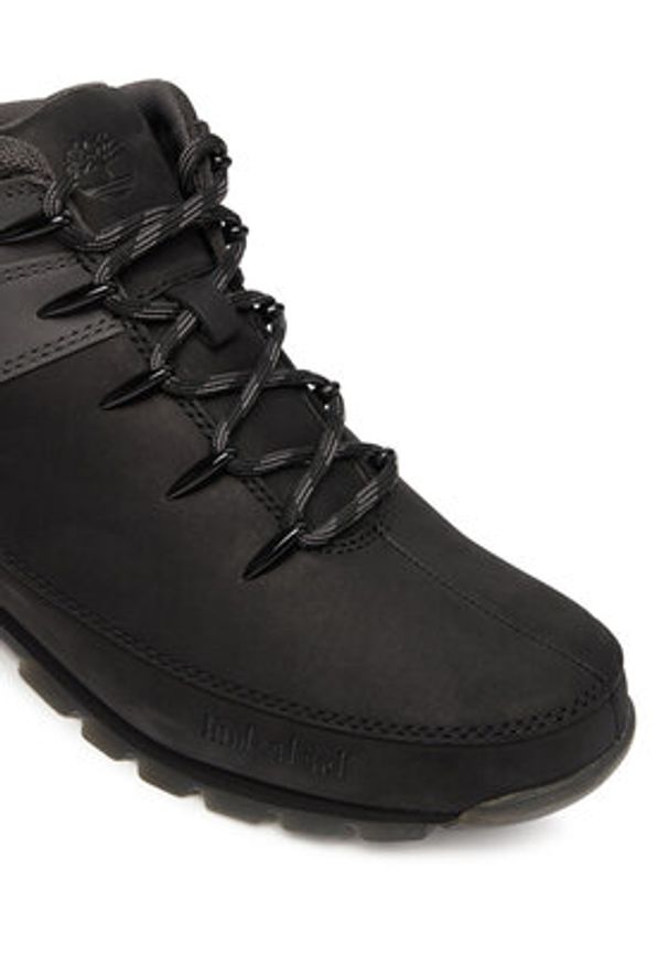 Timberland Trekkingi Euro Sprint Mid A1KAC Czarny. Kolor: czarny. Materiał: zamsz, skóra. Sport: turystyka piesza, bieganie