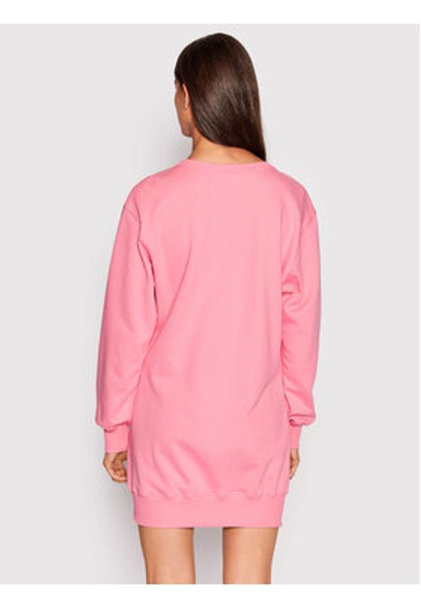 Versace Jeans Couture Bluza 73HAO978 Różowy Relaxed Fit. Kolor: różowy. Materiał: bawełna