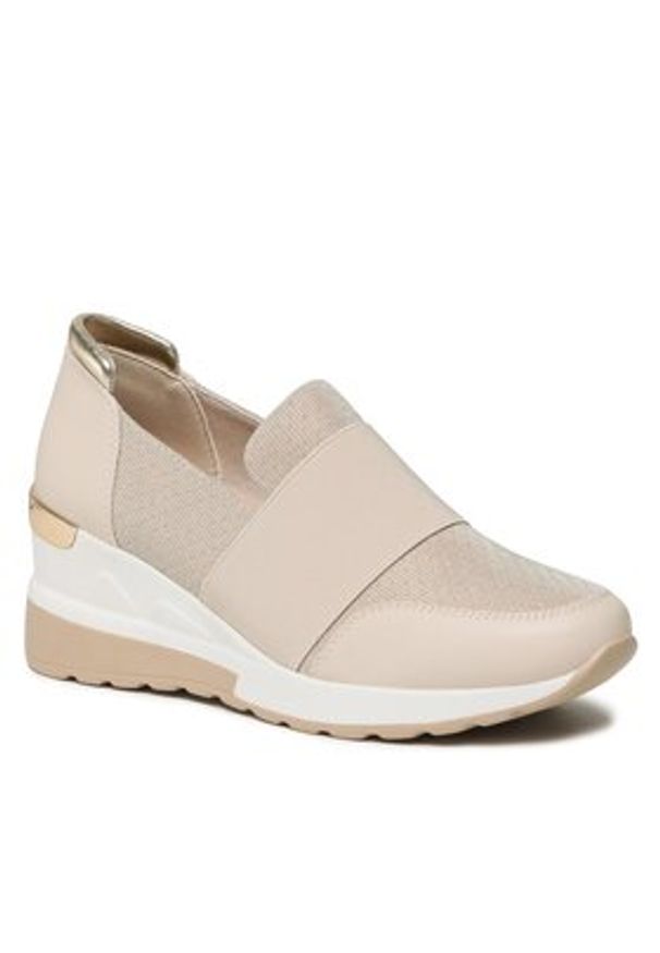 Clara Barson Sneakersy WS2229-22 Beżowy. Kolor: beżowy. Materiał: materiał