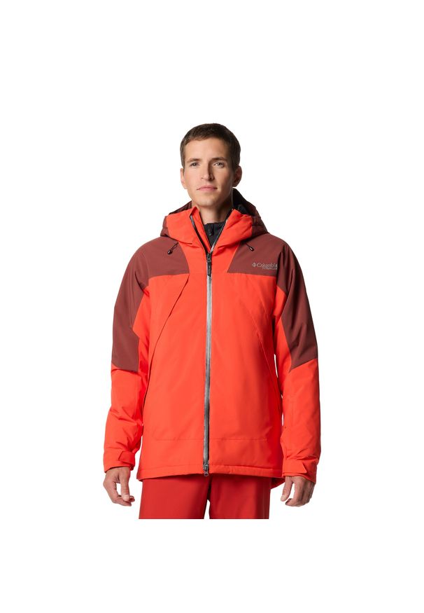 columbia - Kurtka narciarska męska Columbia PowBound. Kolor: pomarańczowy. Sezon: zima. Styl: wakacyjny