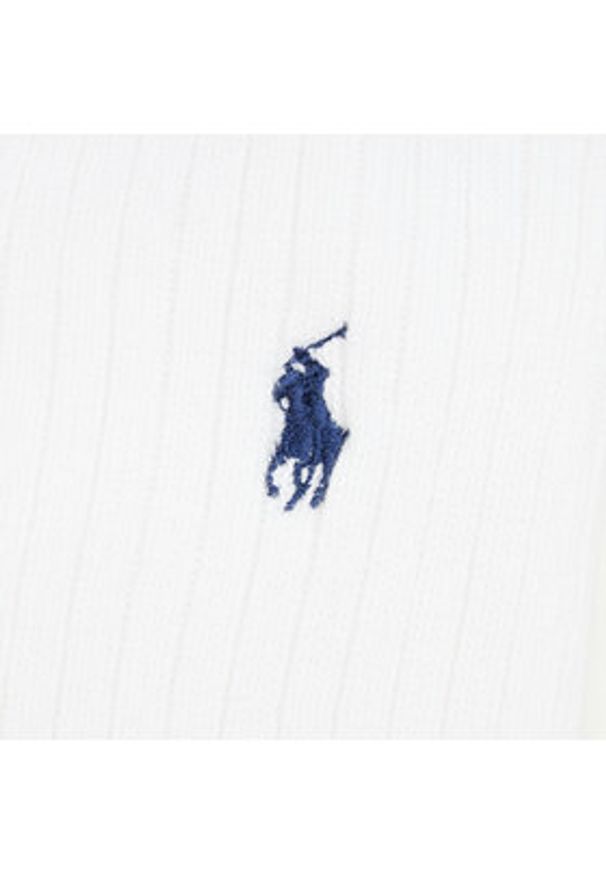 Polo Ralph Lauren Skarpety Wysokie Męskie 449876014003 Biały. Kolor: biały. Materiał: bawełna