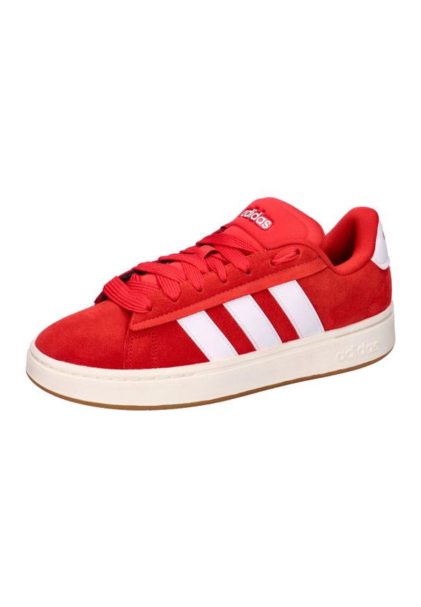 Adidas - Buty ADIDAS COURT ALPHA Czerwony. Kolor: czerwony. Materiał: tkanina. Sport: bieganie