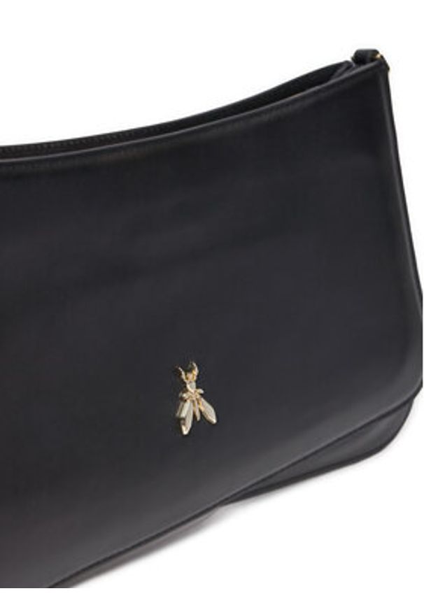 Patrizia Pepe Torebka 2B0102/L132-K103 Czarny. Kolor: czarny. Materiał: skórzane