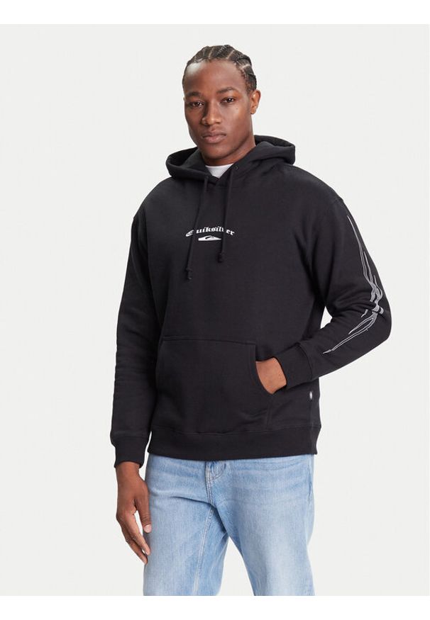 Quiksilver Bluza EQYFT05157-KVJ0 Czarny Regular Fit. Kolor: czarny. Materiał: bawełna