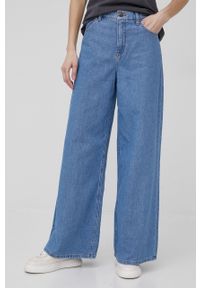 Lee jeansy DREW MID ZOLA damskie high waist. Stan: podwyższony. Kolor: niebieski