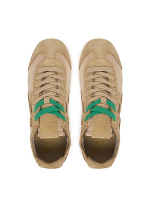 Replay - REPLAY Sneakersy GWSL8 .000.C0002T Beżowy. Kolor: beżowy. Materiał: zamsz, skóra