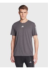 Adidas - adidas Koszulka techniczna Own The Run HR6617 Szary Regular Fit. Kolor: czarny. Materiał: syntetyk. Sport: bieganie #1