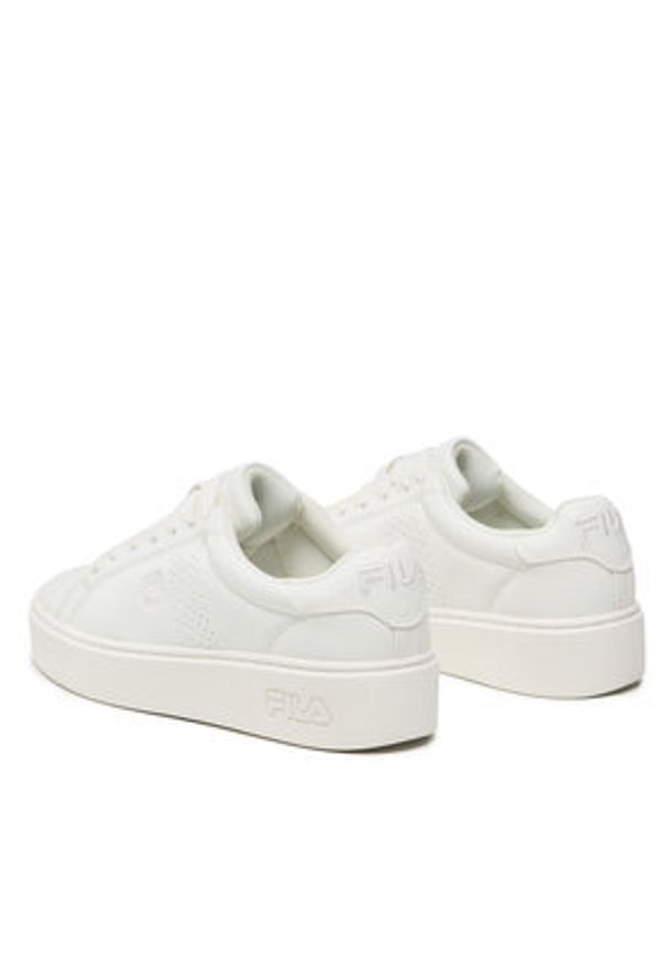 Fila Sneakersy Crosscourt Altezza Teens FFT0051.10004 Biały. Kolor: biały. Materiał: skóra