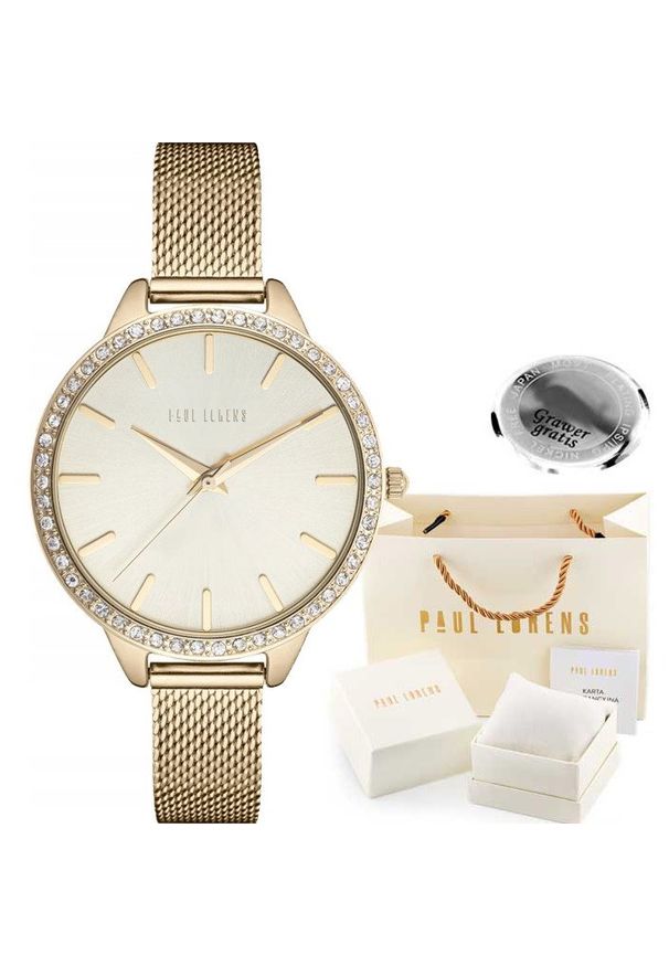Zegarek damski Paul Lorens LARA-4D1 Z GRAWEREM