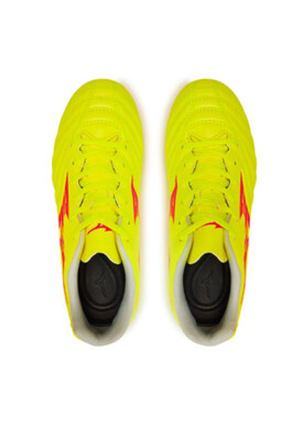 Mizuno Buty do piłki nożnej Monarcida Neo Iii Select Jr Md P1GB2425 Żółty. Kolor: żółty. Materiał: skóra