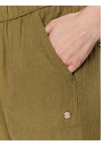 Roxy Spodnie materiałowe On The Seashore ERJNP03294 Zielony Regular Fit. Kolor: zielony. Materiał: materiał, len, wiskoza #2