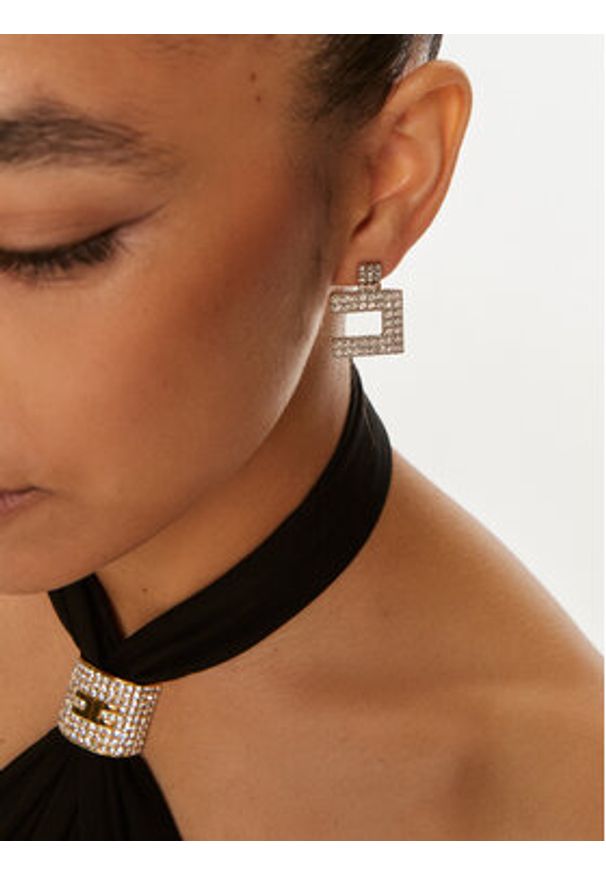 Elisabetta Franchi Kolczyki OR-07-B46E2-V220 Srebrny. Materiał: srebrne. Kolor: srebrny