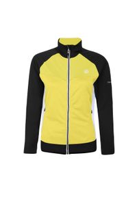 DARE 2B - Bluza Szybkoschnąca Damska Elation II. Kolor: czarny, wielokolorowy, żółty. Sezon: zima. Styl: sportowy. Sport: turystyka piesza