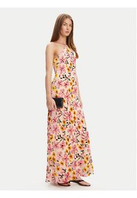 STAUD Sukienka letnia Cubism R25S2272BR Kolorowy Regular Fit. Materiał: wiskoza. Wzór: kolorowy. Sezon: lato