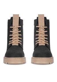 Rieker Trzewiki 70404-00 Czarny. Kolor: czarny. Materiał: nubuk, skóra #6