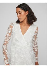 Vila Sukienka wieczorowa Wedy 14083840 Biały Regular Fit. Kolor: biały. Materiał: syntetyk. Styl: wizytowy #4