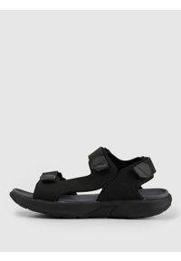 4f - 4F Sandały SVING męskie - czarne 40. Okazja: na co dzień. Zapięcie: rzepy. Kolor: czarny. Materiał: syntetyk, guma. Sezon: lato. Styl: wakacyjny, casual #1
