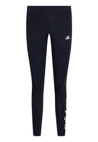 Adidas - adidas Legginsy Loungewear Essentials Logo GL0633 PETITE Czarny Slim Fit. Kolekcja: petite. Kolor: czarny. Materiał: bawełna