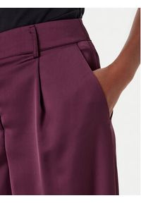 Rinascimento Spodnie palazzo CFC0124993003 Bordowy Wide Leg. Kolor: czerwony. Materiał: syntetyk #4
