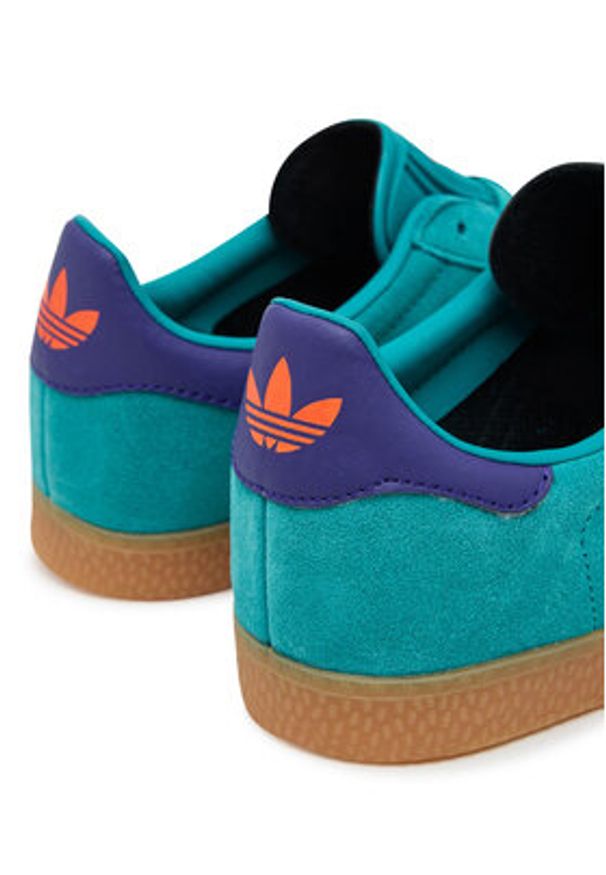 Adidas - adidas Sneakersy Gazelle JR5943 Turkusowy. Kolor: turkusowy. Materiał: zamsz, skóra. Model: Adidas Gazelle