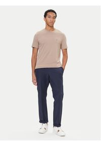 TOMMY HILFIGER - Tommy Hilfiger T-Shirt Ess Seasonal MW0MW39995 Beżowy Regular Fit. Kolor: beżowy. Materiał: bawełna #2