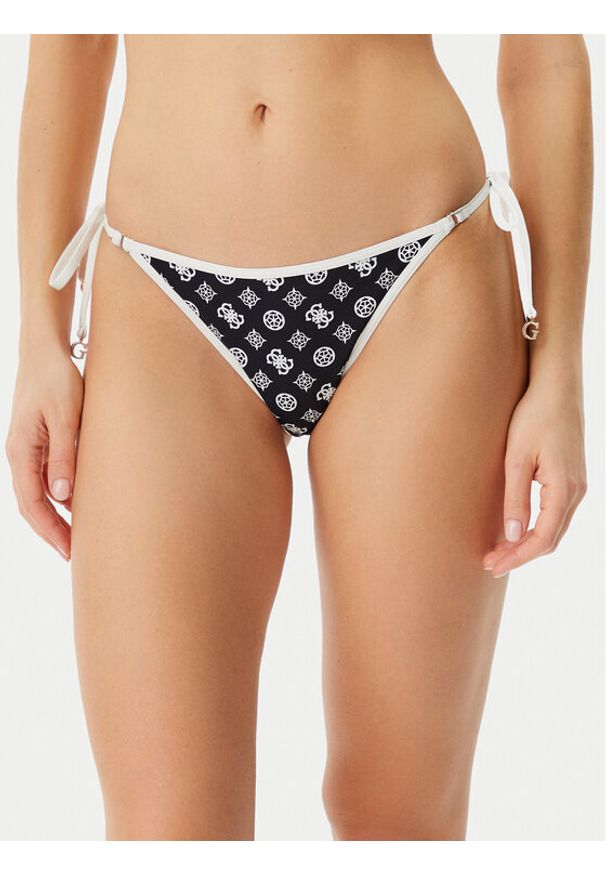 Guess Dół od bikini E5GO21 KCRL2 Czarny. Kolor: czarny. Materiał: syntetyk