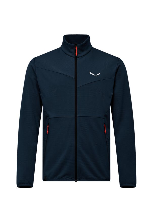 Salewa - Bluza trekkingowa męska Puez Cammino PL. Kolor: niebieski. Materiał: materiał