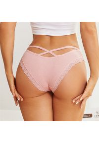 Intica - Figi z paseczkami i koronką na co dzień i okazje Vladena. Kolor: niebieski. Materiał: koronka. Wzór: koronka #3