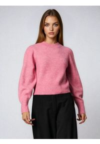 Sinsay - Sweter basic - różowy. Kolor: różowy