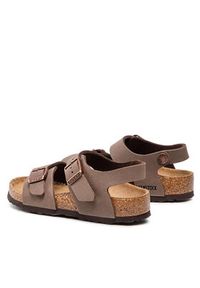 Birkenstock Sandały New York Kids Bf 87783 Brązowy. Kolor: brązowy. Materiał: skóra #5