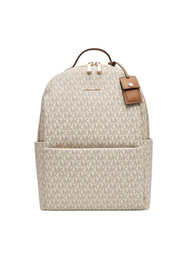 MICHAEL Michael Kors Plecak Sable 30T5G3XB3B Beżowy. Kolor: beżowy. Materiał: skóra