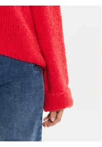 AMERICAN VINTAGE - American Vintage Sweter ZOL18AH24 Czerwony Loose Fit. Kolor: czerwony. Materiał: syntetyk. Styl: vintage