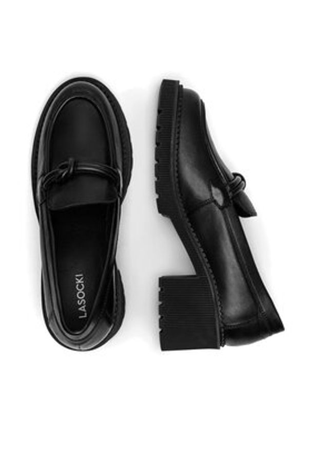Lasocki Loafersy WI32-SL-26303 Czarny. Kolor: czarny. Materiał: skóra