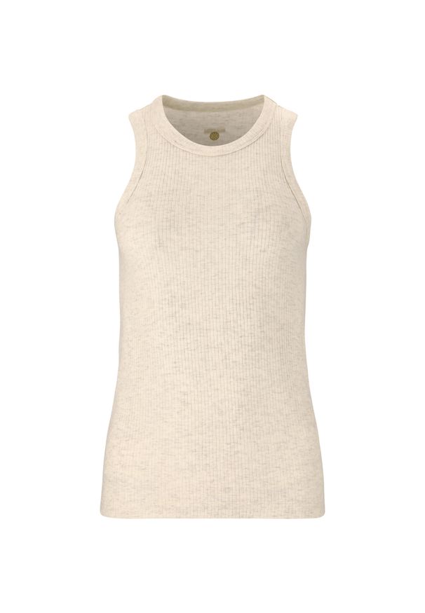 ENDURANCE - Damski tank top Athlecia Lankae. Kolor: szary, wielokolorowy, beżowy. Sport: joga i pilates
