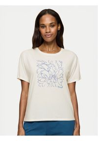 Triumph Koszulka piżamowa Mix & Match 10218281 Beżowy Relaxed Fit. Kolor: beżowy. Materiał: bawełna #1