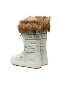 Moon Boot Śniegowce Ltrack Monaco Wp 80D2450190 Biały. Kolor: biały. Materiał: skóra