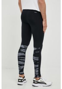 New Balance legginsy do biegania Printed Accelerate męskie kolor czarny z nadrukiem. Kolor: czarny. Materiał: skóra, materiał. Wzór: nadruk. Sport: fitness #2