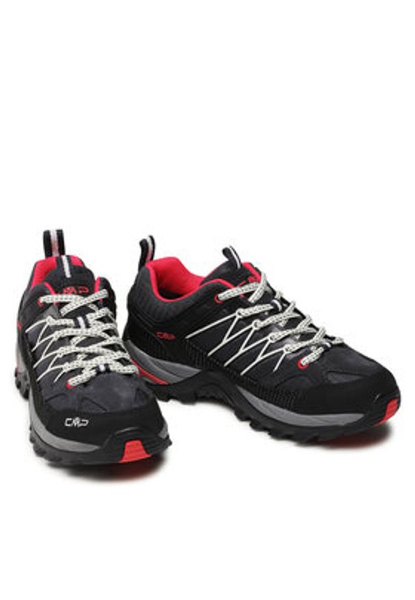 CMP Trekkingi Rigel Low Wmn Trekking Shoe Wp 3Q54456 Szary. Kolor: szary. Materiał: materiał