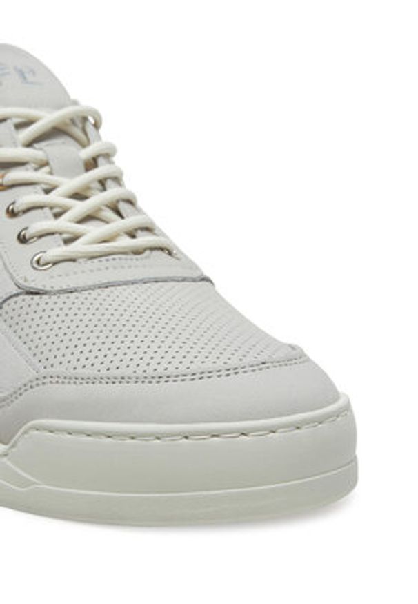 Filling Pieces Sneakersy Low Top Ghost Panel 25255111855 Biały. Kolor: biały. Materiał: skóra