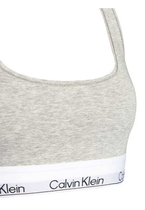 Calvin Klein Underwear Biustonosz top LV00QF8493 Szary. Kolor: szary. Materiał: bawełna