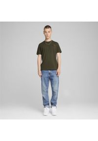 Koszulka Sportowa Męska Puma Ess+ 2 Col Small Logo. Kolor: zielony