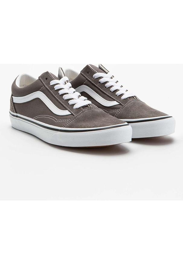Buty na deskorolkę uniseks Vans Old Skool. Okazja: na co dzień. Kolor: szary, brązowy. Model: Vans Old Skool. Sport: skateboard