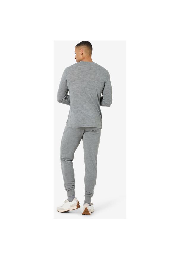 Longsleeve SUPER.NATURAL M SUPER MOUNTAIN LS. Kolor: szary. Długość rękawa: długi rękaw