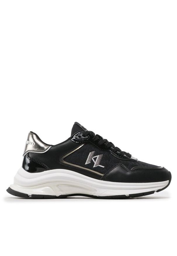 Karl Lagerfeld - KARL LAGERFELD Sneakersy KL63165 Czarny. Kolor: czarny. Materiał: materiał