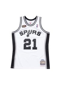 Mitchell & Ness - Koszulka Nba San Antonio Spurs Tim Duncan. Kolor: biały. Sport: koszykówka #1