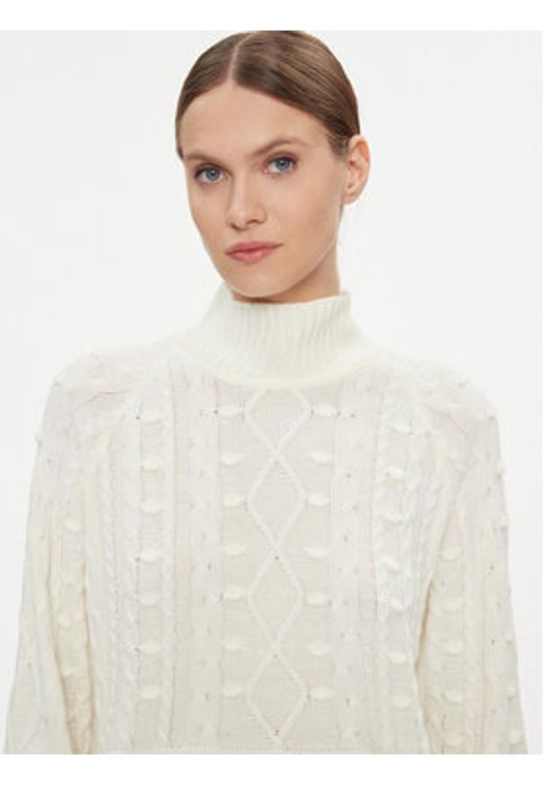 Silvian Heach Sweter GPA23251LU Écru Regular Fit. Materiał: syntetyk